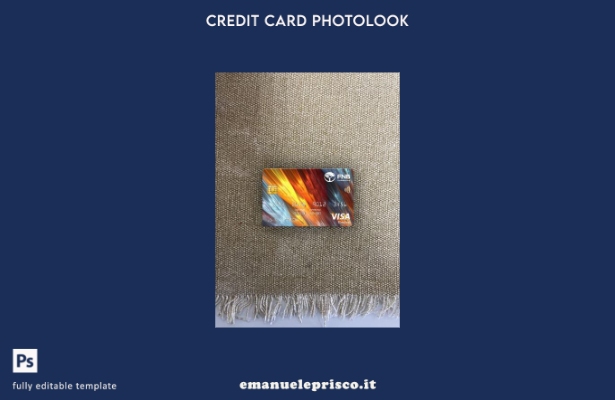 modello frontale photolook per carta elettronica visto della South Africa First 